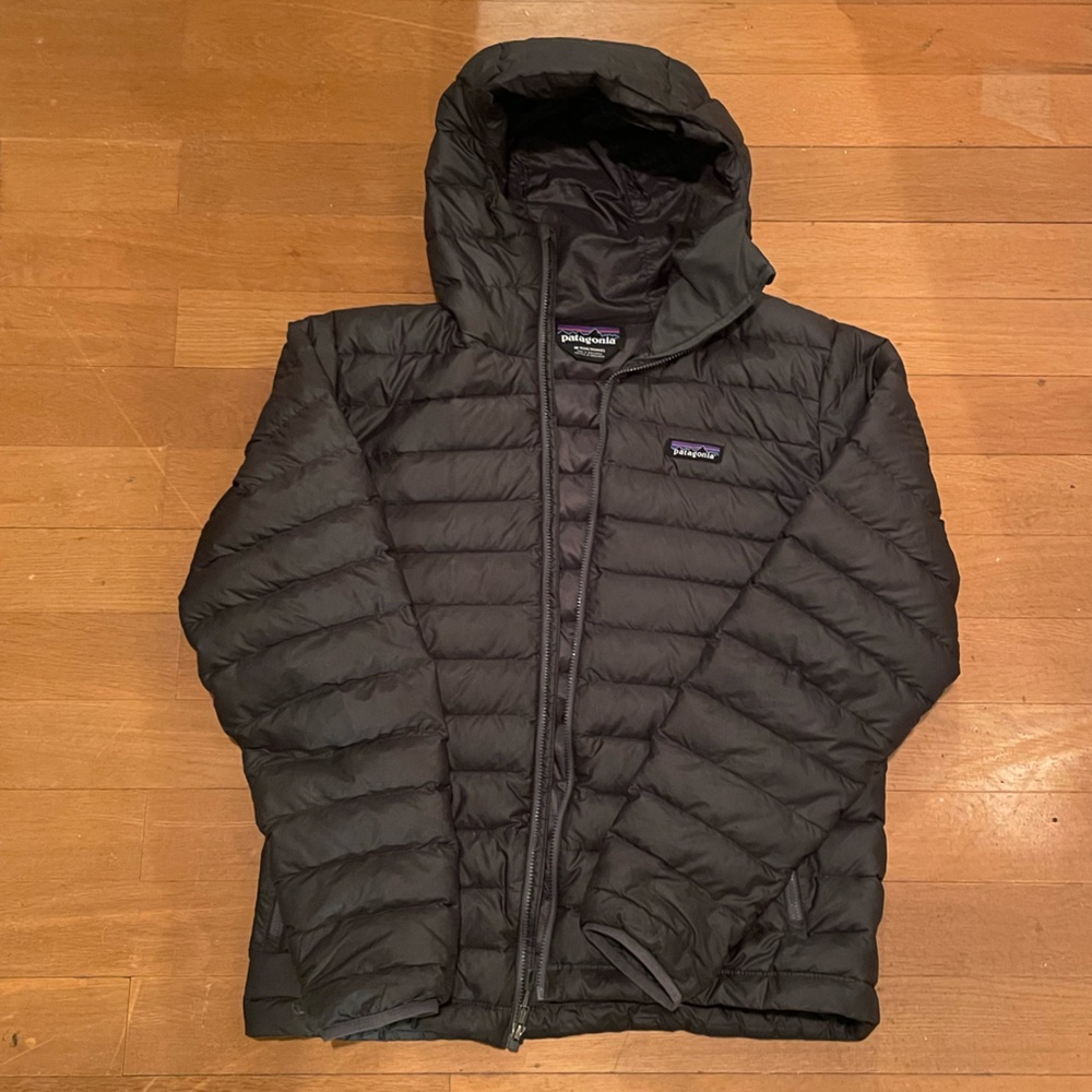 Patagonia Down Hoody size M in Forge Grey